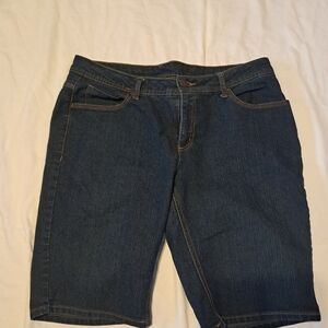 Faded Glory Womens Blue Denim Shorts Size 26 4 Pocket